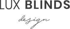 lux blinds design logo black