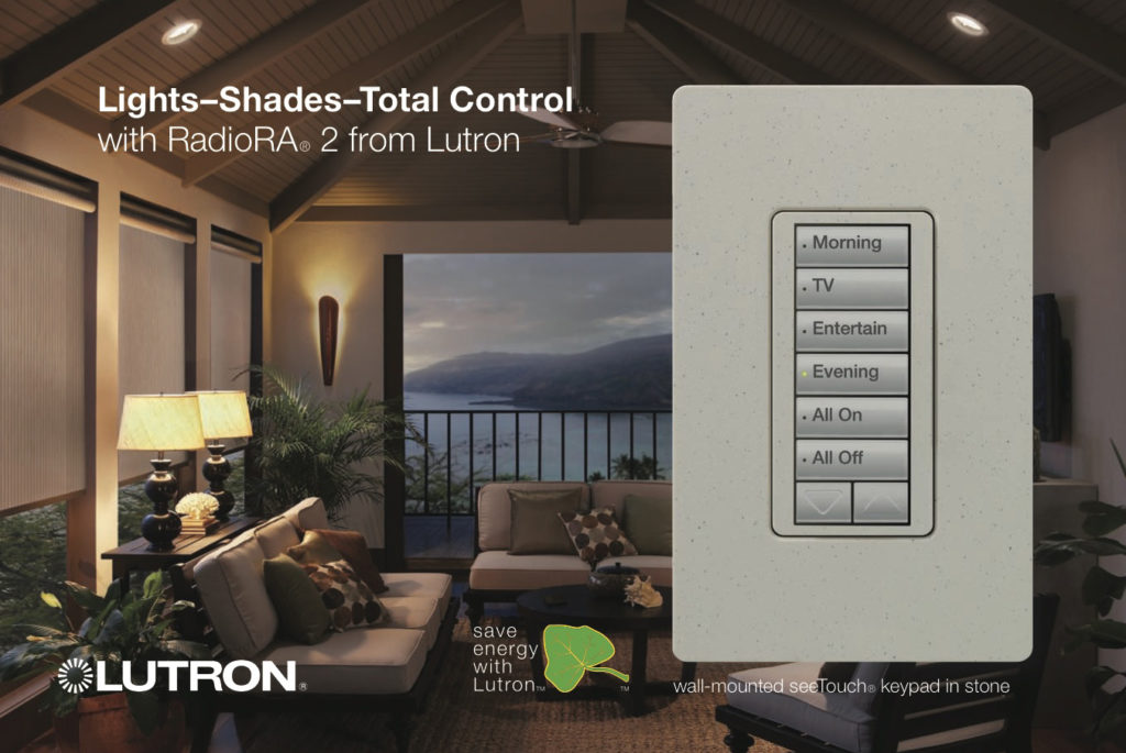 lutron light shades control
