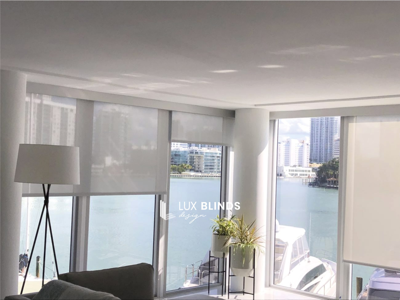 roller shades sea view